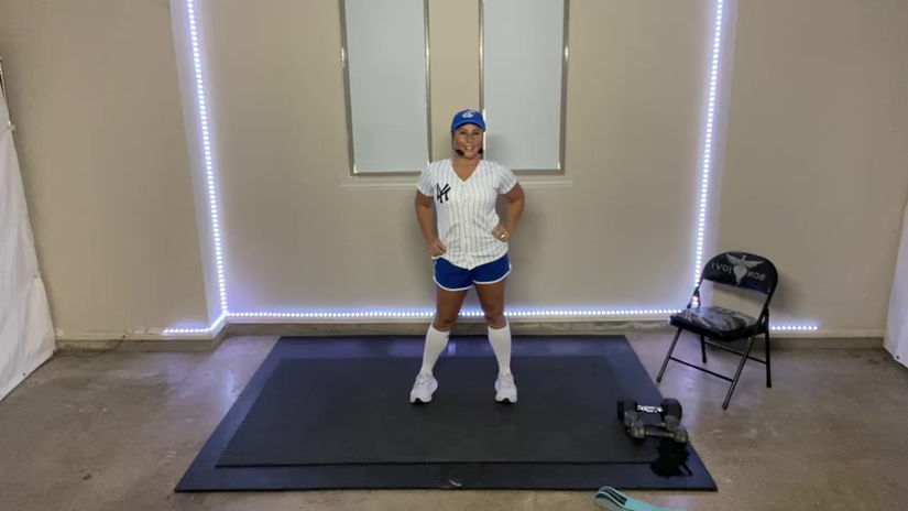 Lower Body Strength & HIIT Home Run w/ ABS with Christine